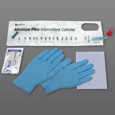 Hollister 96104IC - Advance Plus Pre-Lubricated 10 Fr Intermittent Catheter Kit, BX 100