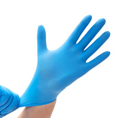Medisca 5742-01 - Safe-Sense Nitrile Powder Free Examination Gloves, Non-Sterile - Small, BX 100