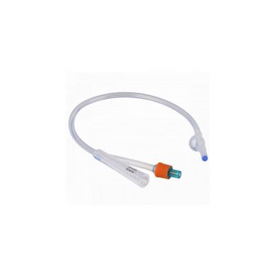 Medline DYND11535 - Medline Foley Catheter 2-way, 100% Silicone, 22 Fr, 30cc, Box/10., BX 10