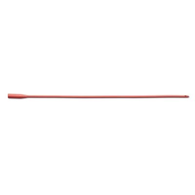 Medline DYND13514 - Medline Red Rubber Urethral Catheter, 16", 14 Fr, BX/12, BX 12