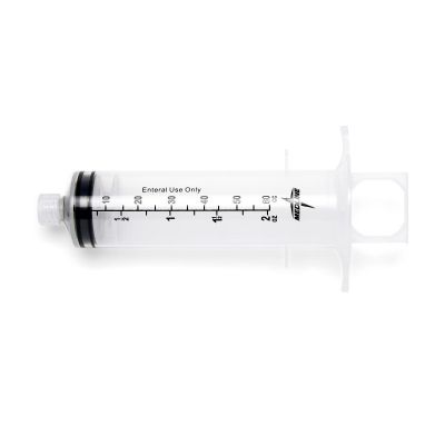 Medline ENFIT70642 - ENFit Feeding Syringe, 60cc, Flip Top, Pole Bag, CS 30