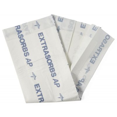 Medline EXTRASRB3036A - Extrasorbs Air-Permeable Dry Underpads, 30" x 36", CS 70