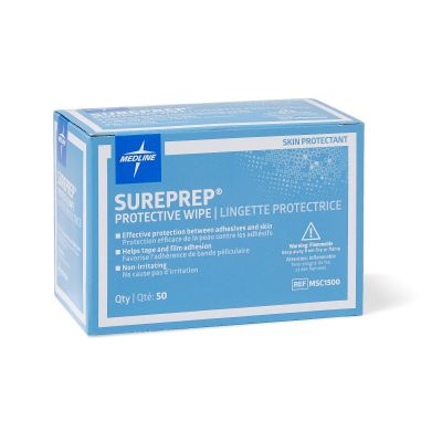 Medline MSC1500 - Sureprep Skin Protectant Wipe, BX 50