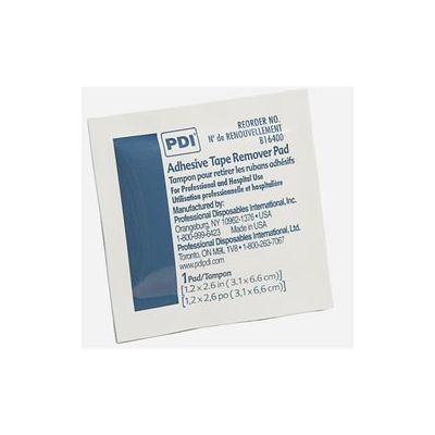 PDI B16400 - P.D.I. Adhesive Tape Remover Wipes, BX 100, BX 100
