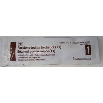 PDI S42050 - Prep Swabstick, 10% Povidone-Iodine, BX 50
