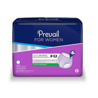 Prevail PWC-513-1 - Prevail Protective Underwear for Women, Large (38in - 50in) - NO RETURNS, CS 72