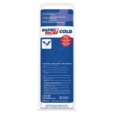 Rapid Aid 91640 - Rapid Relief Instant Cold Perineal Compress with Self-Adhesive Strip, 4.25" x 14", CS 24
