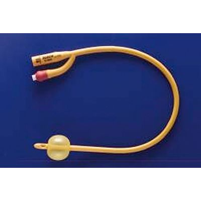 Rusch 180705220 - Rusch Gold LATEX Foley Catheter 22Fr, 2-way, 5cc, Silicone coated, BX 10