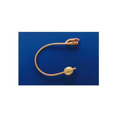 Rusch 180730140 - Rusch Gold LATEX Foley Catheter 14Fr, 2-way, 30cc, Silicone coated, BX 10