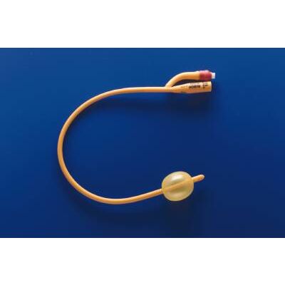 Rusch 180730160 - Rusch Gold LATEX Foley Catheter 16Fr, 2-way, 30cc, Silicone coated, BX 10