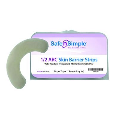 Safe n Simple SNS22222 - Skin Barrier Arc -  Half Circle - 1", BX 20