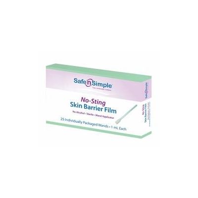 Safe n Simple SNS80711 - No Sting Skin Barrier Film (Wand), BX 25