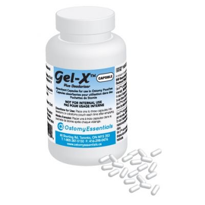 SHP 960 - GEL-X Absorbent Capsules and Deodorizer For Use in Ostomy Pouches, Bottle of 140, External Use., BTL/140