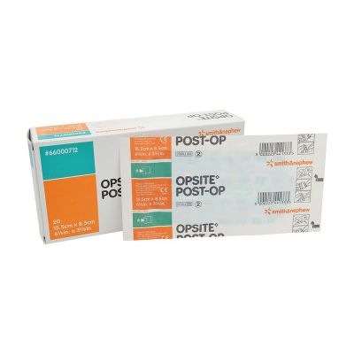 Smith&Nephew 66000712 - OPSITE Post-Op Substrate Dressing, 15.5 cm x8.5 cm, Bx/20., BX 20