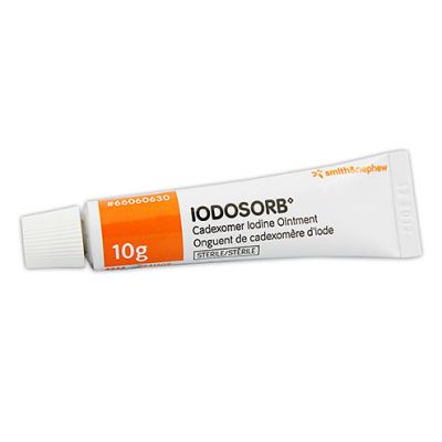 Smith&Nephew 66060630 - IODOSORB Ointment 10g tube (box 4), Box 4