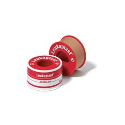 BSN Medical 7235908 - Leukoplast Sleek LF Plastic Waterproof Adhesive Tape on Spool (2.5cm X 3m), BX 10