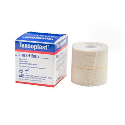 BSN Medical 7237906 - Leukoplast  Plastic Waterproof Tape with Latex, 5 cm x 3 m, BX 6