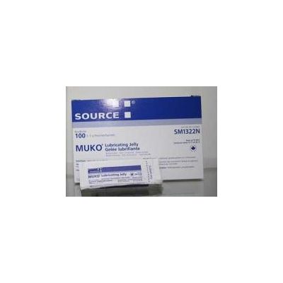 Source Medical SM1322N - Muko Packets - Lubricating Jelly, 3.5 g packets (SM1322N), BX 100 (Source Medical SM1322N), BX 100