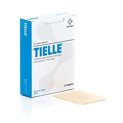 Systagenix MTL100 - Tielle Hydropolymer Adhesive Dressing, 7cmx9cm, BX 10