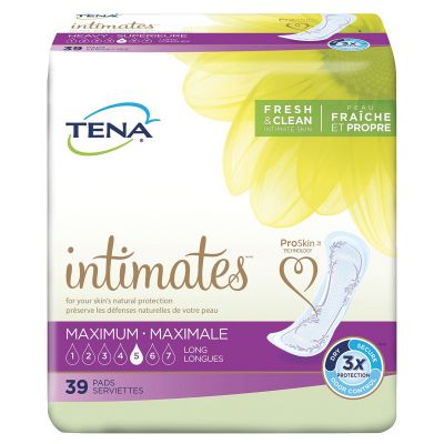 Tena 54295 - Tena Intimates Maximum Pads, Long, CS 117