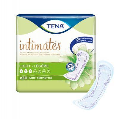 Tena 54358 - Tena Intimates Ultra Thin Light Pads, 9 in length, CS 180
