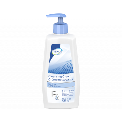 Tena 64425 - TENA 3-in-1 Cleansing Cream 250mL (8.5oz) tube. pH Balanced; Gentle on skin; Fresh Scent, EA