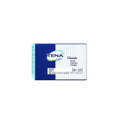 Tena 67720 - Tena Classic Incontinence Brief, Unisex, Medium 34-47 in, CS 100