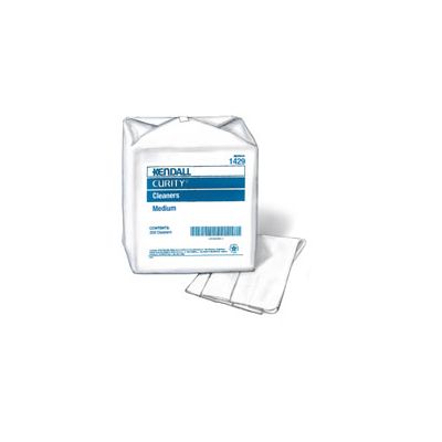 Tyco Covidien 1429 - CURITY Cleaners, Strong, Resilient Fabric Wipe, Medium (7 1/2" x 13 1/2"), PKG 250
