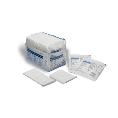 Tyco Covidien 7198D - Curity 8"x10" sterile Abdominal Pad, Tray of 18, TRAY 18