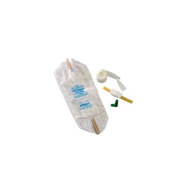 Tyco Covidien 8884733200 - URI-DRAIN Leg bag, Medium 500cc,Reusable, Sterile, Fabric Straps.Push-Pull Clamp, EACH