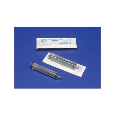 Tyco Covidien 8881560125 - MONOJECT Syringe, Luer Tip, 60cc (8881560125), CS 5 Boxes of 20, CS 100