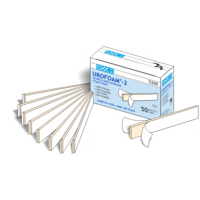 Urocare 5200 - Urofoam-2 Double-Sided Adhesive Foam Strips, Bx/50., BX 50