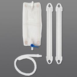 Hollister 9348 Leg Bag Pack 1x Med 19 oz Leg Bag 1x 18 Tubing 1Pr. 23 Straps.All Latex Free EA