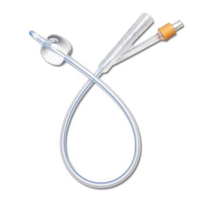 Medline DYND11501 - Medline Foley Catheter 2-way, 100% Silicone, 14 Fr, 10cc, Box/10., BX 10